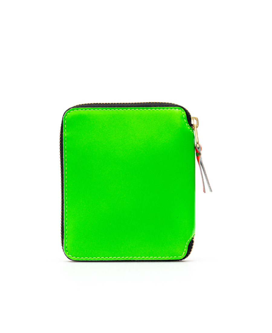 Comme Des Garçons Play Comme Des Garçons Wallet Zipped Wallet In Green