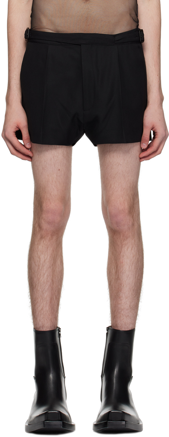 Egonlab Belt-loop Shorts In Black
