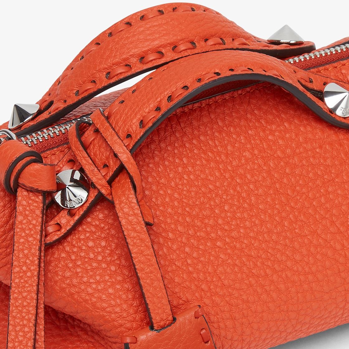 Fendi Orange By The Way Selleria Mini Mini Bag In Red