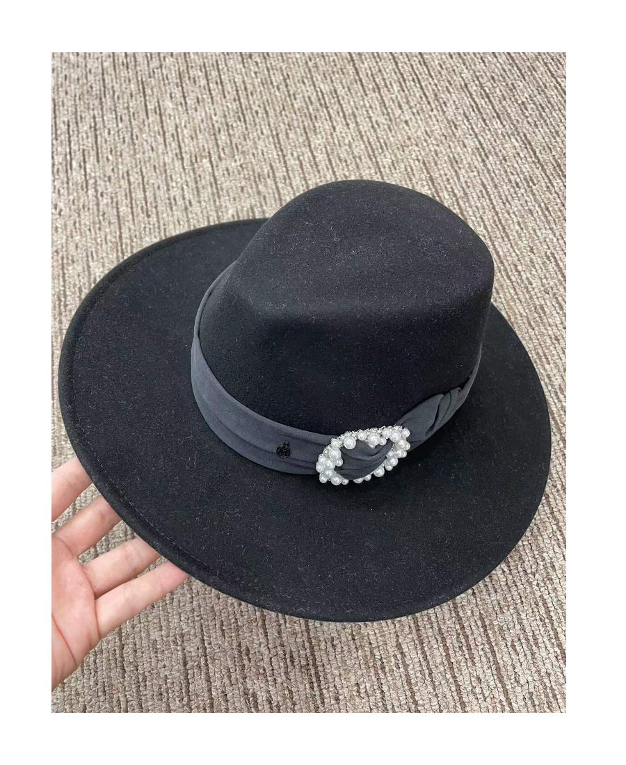 Maison Michel Felt Fedora In Black