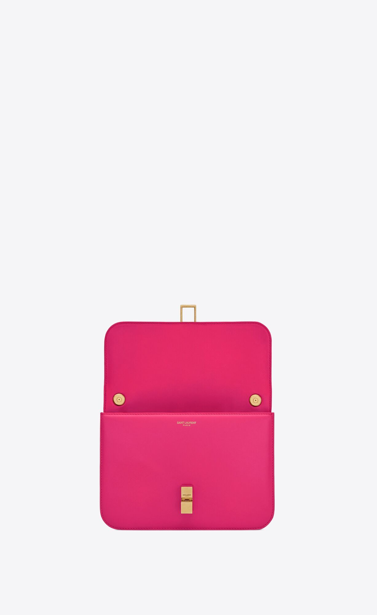 Saint Laurent Carré Leather Shoulder Bag