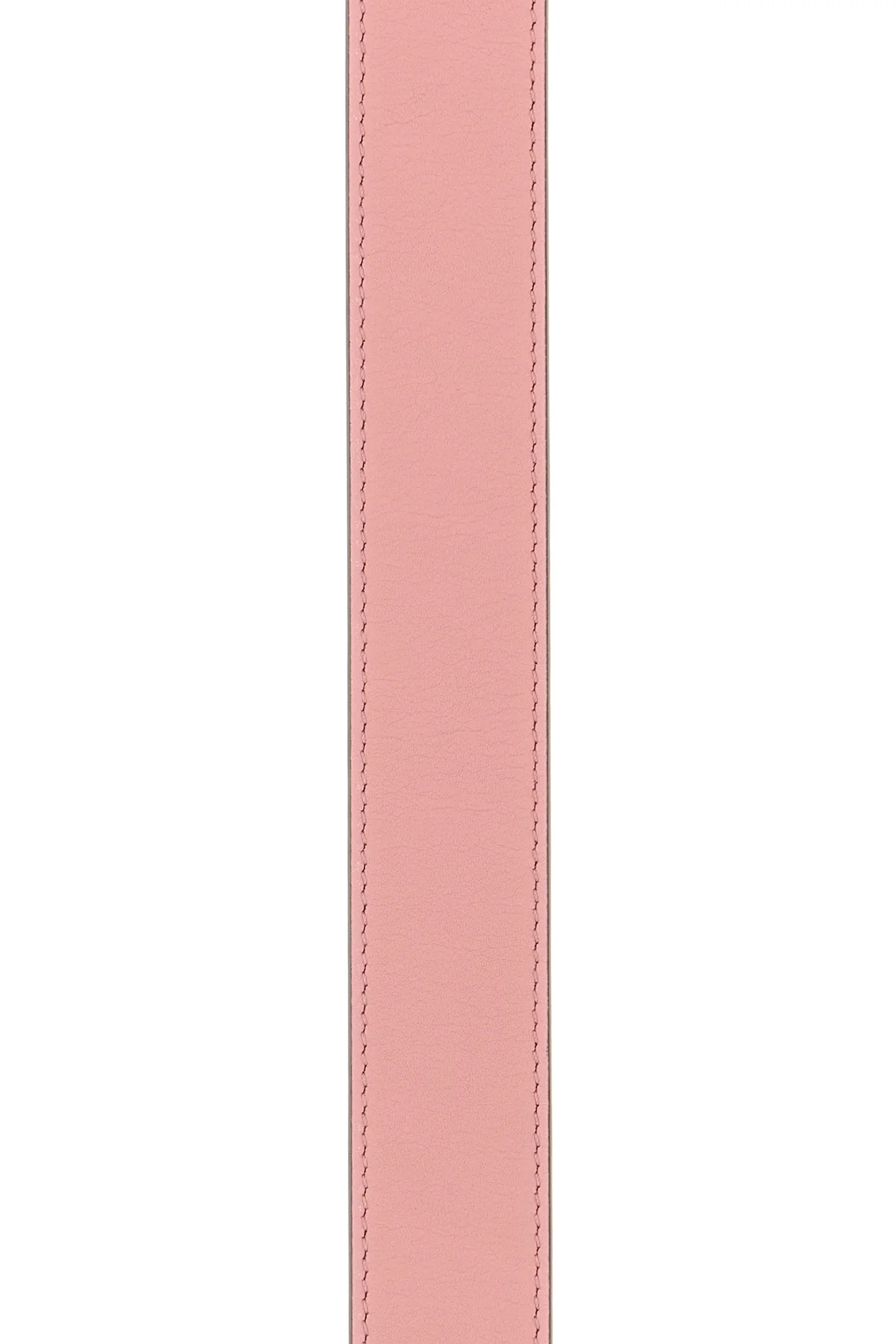 Valentino Logo-sign Leather Belt In Pink