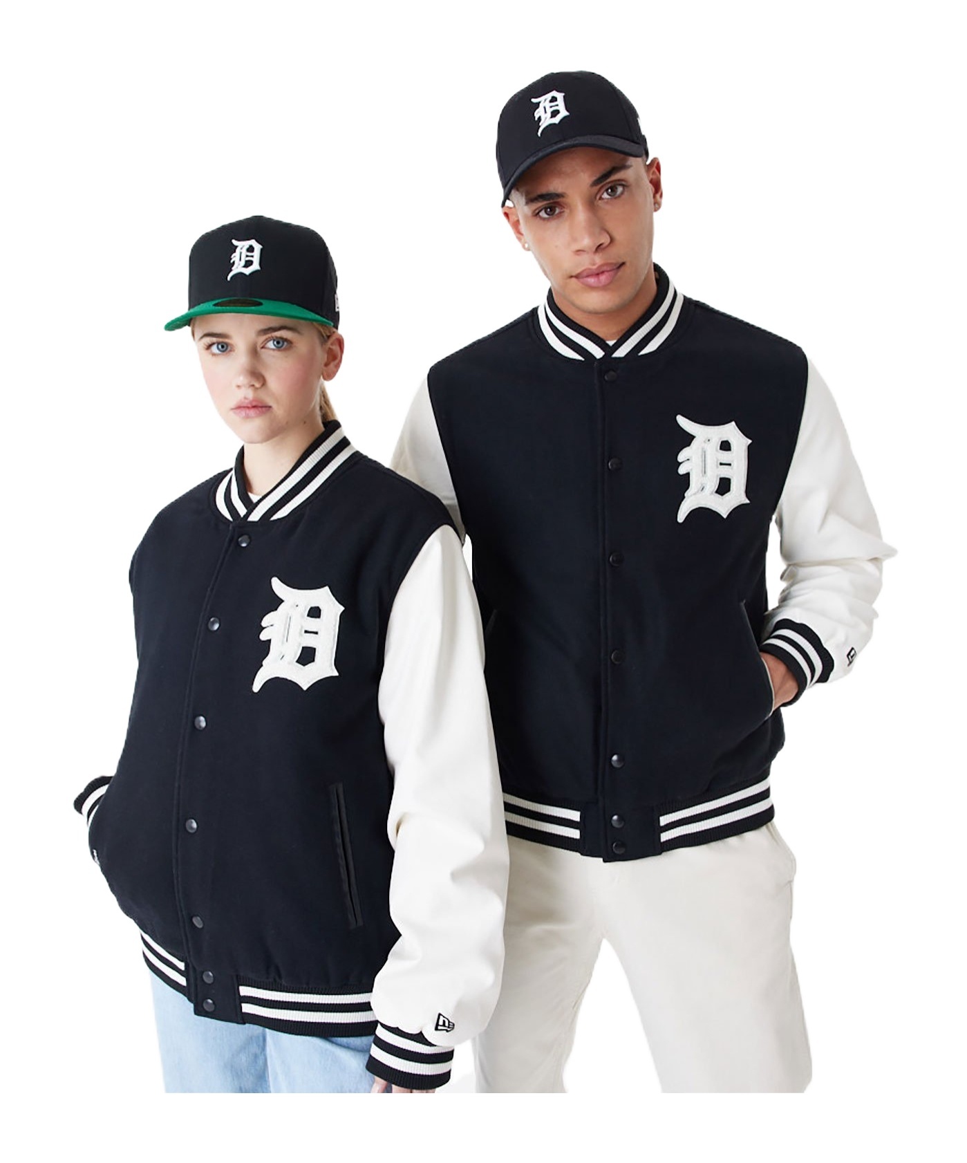 NEW ERA LONG-SLEEVED WOOL CASUAL JACKET