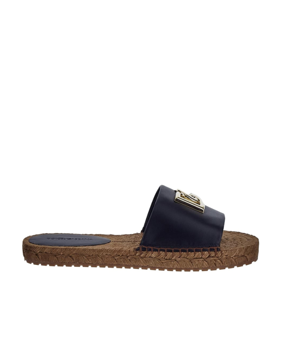 Dolce & Gabbana Espadrilles Mit Logo In Black