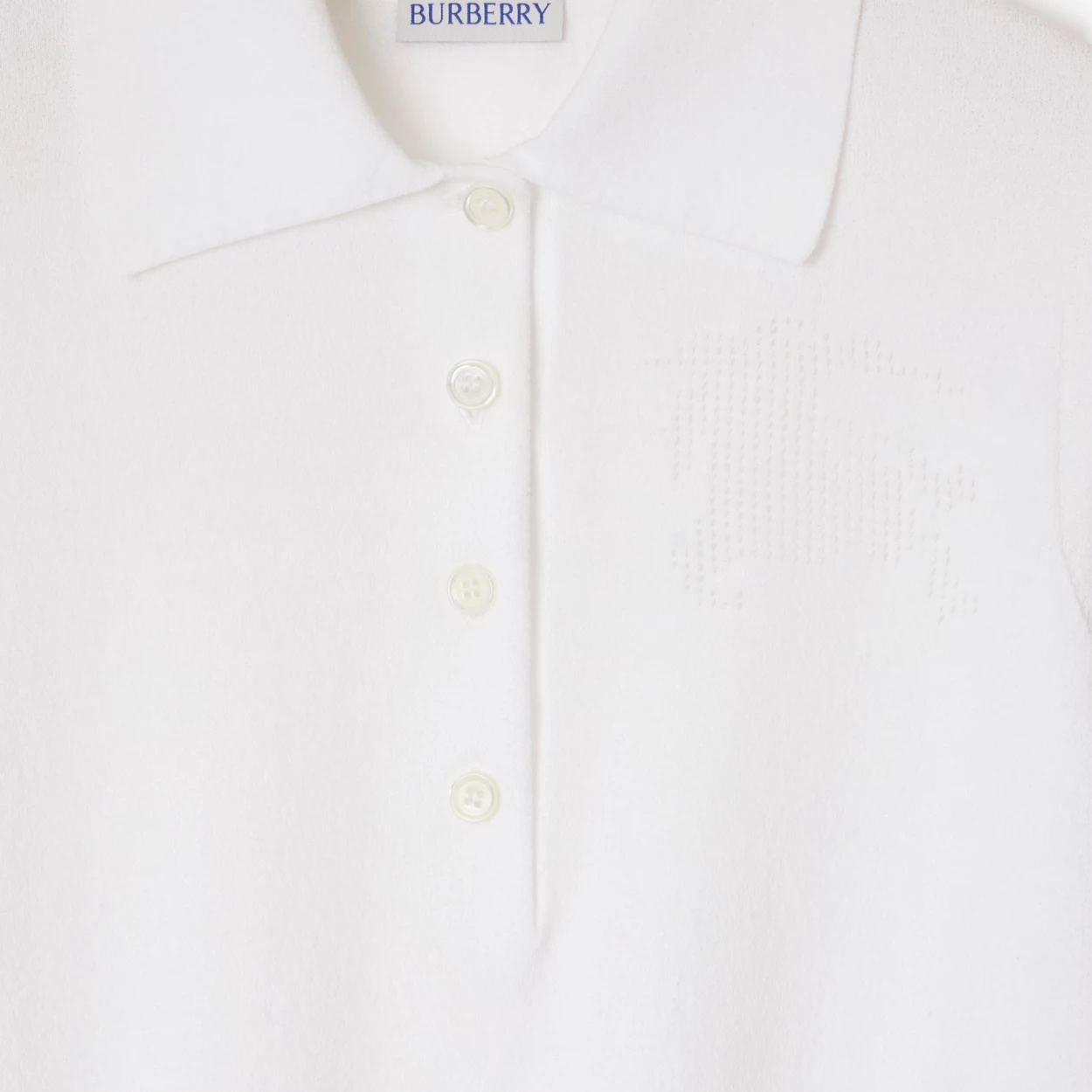 BURBERRY LOGO-APPLIQUÉ POLO SHIRT