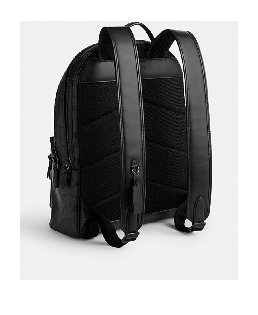 Shop Coach Iconic Charter Backpack In Black