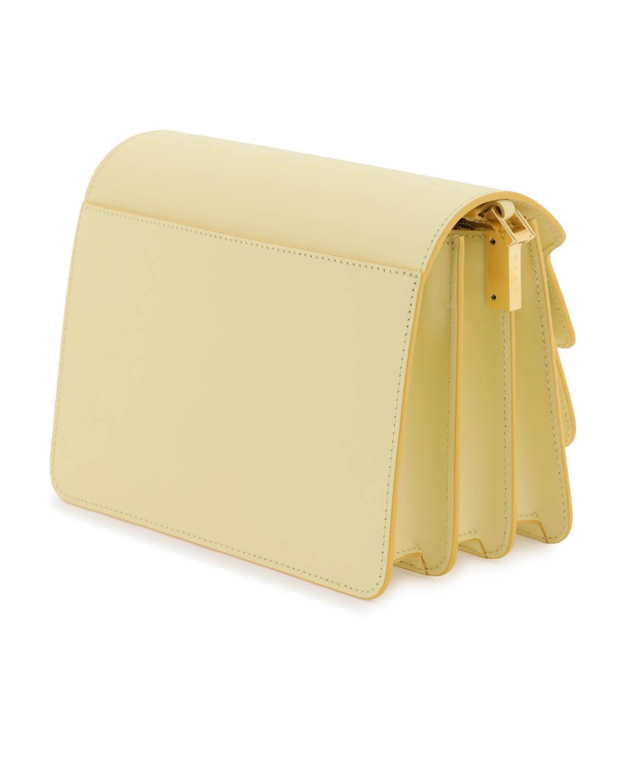 Marni Trunk Mini Shoulder Bag In Yellow