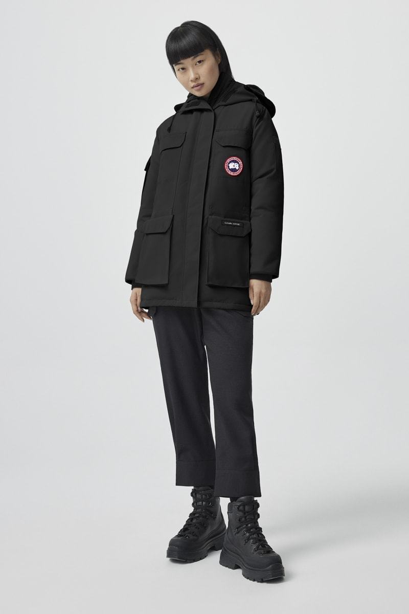 Canada Goose Expedition Parker Down Jacket In Black