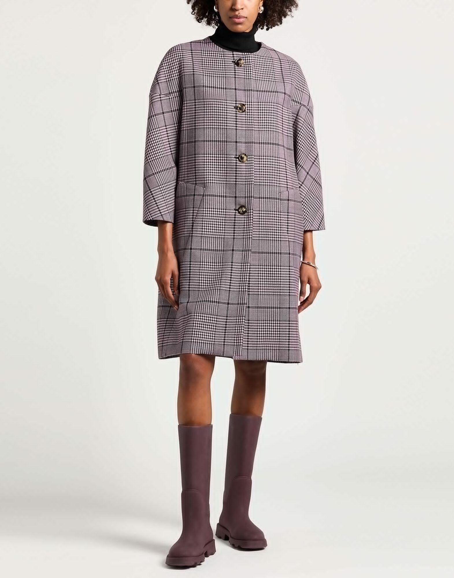 Marni Single-breasted Coat In Gray