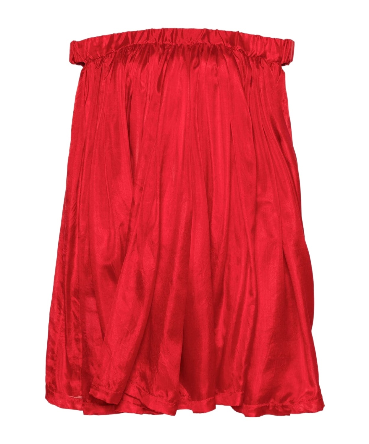 Rick Owens Medusa Silk Blouse In Red