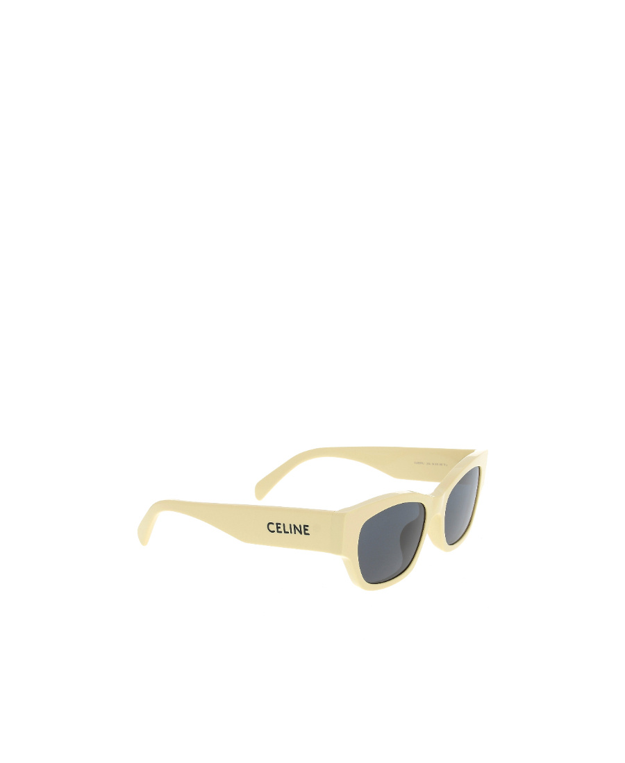 Celine Wayfarer Frame Colored Lens Sunglasses In Yellow