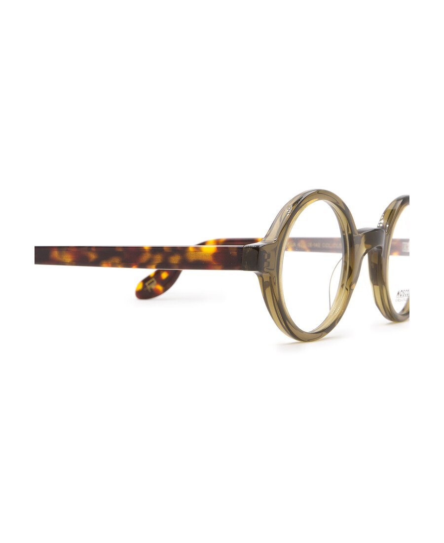 Moscot Zolman Round-frame Glasses In Green