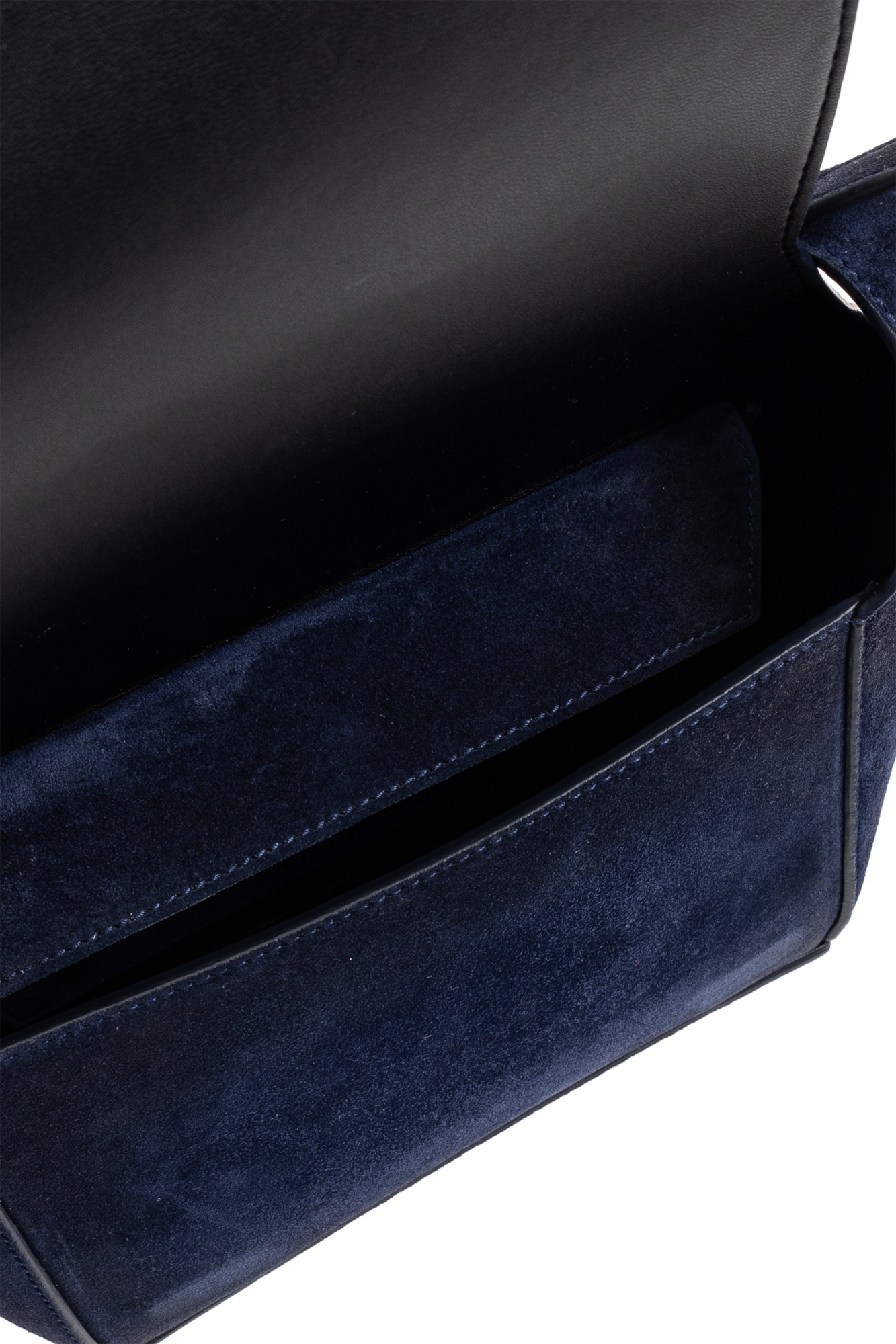 Attico The 7/7 Magnetic Fastened Shoulder Bag In Black