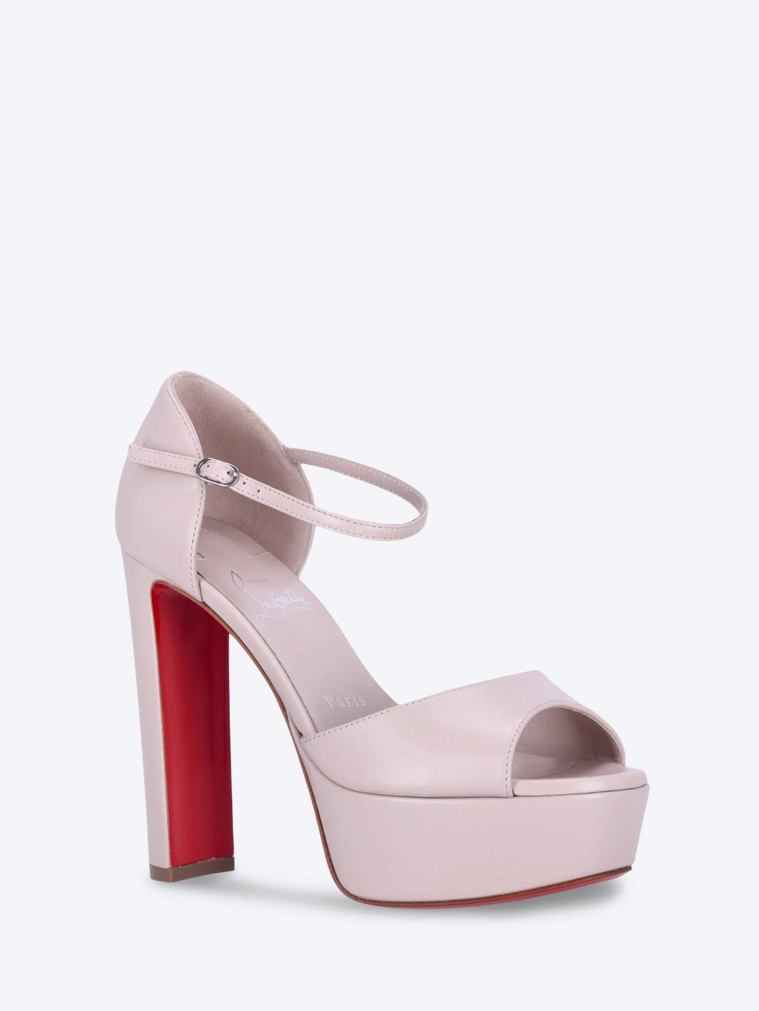 Christian Louboutin Open-toe High-heeled Sandals In Pink