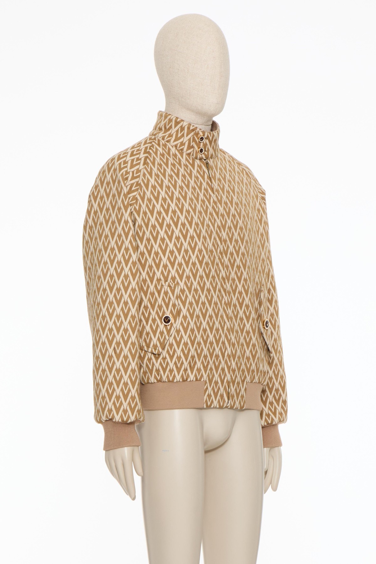 Valentino Long-sleeved Casual Jacket In Nude