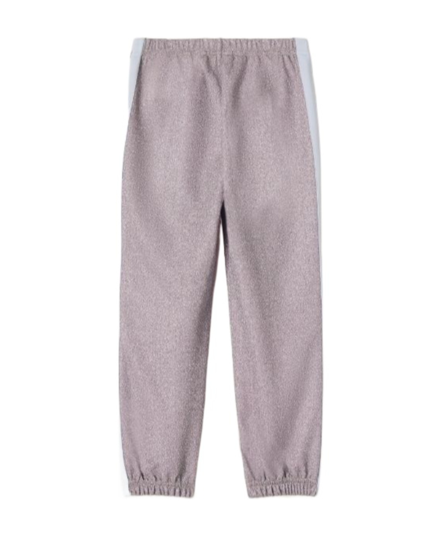 Palm Angels Lurex Side-stripe Track Trousers In Gray