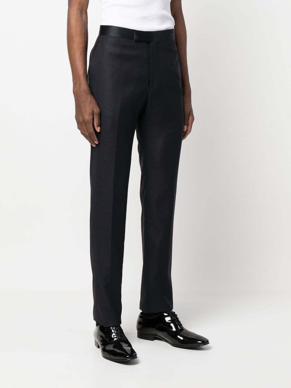Tagliatore Montecarlo Mid-rise Tailored Trousers In Black