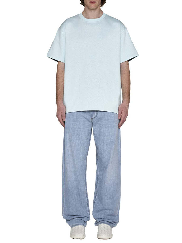 Bottega Veneta Double-layer Cotton T-shirt In White