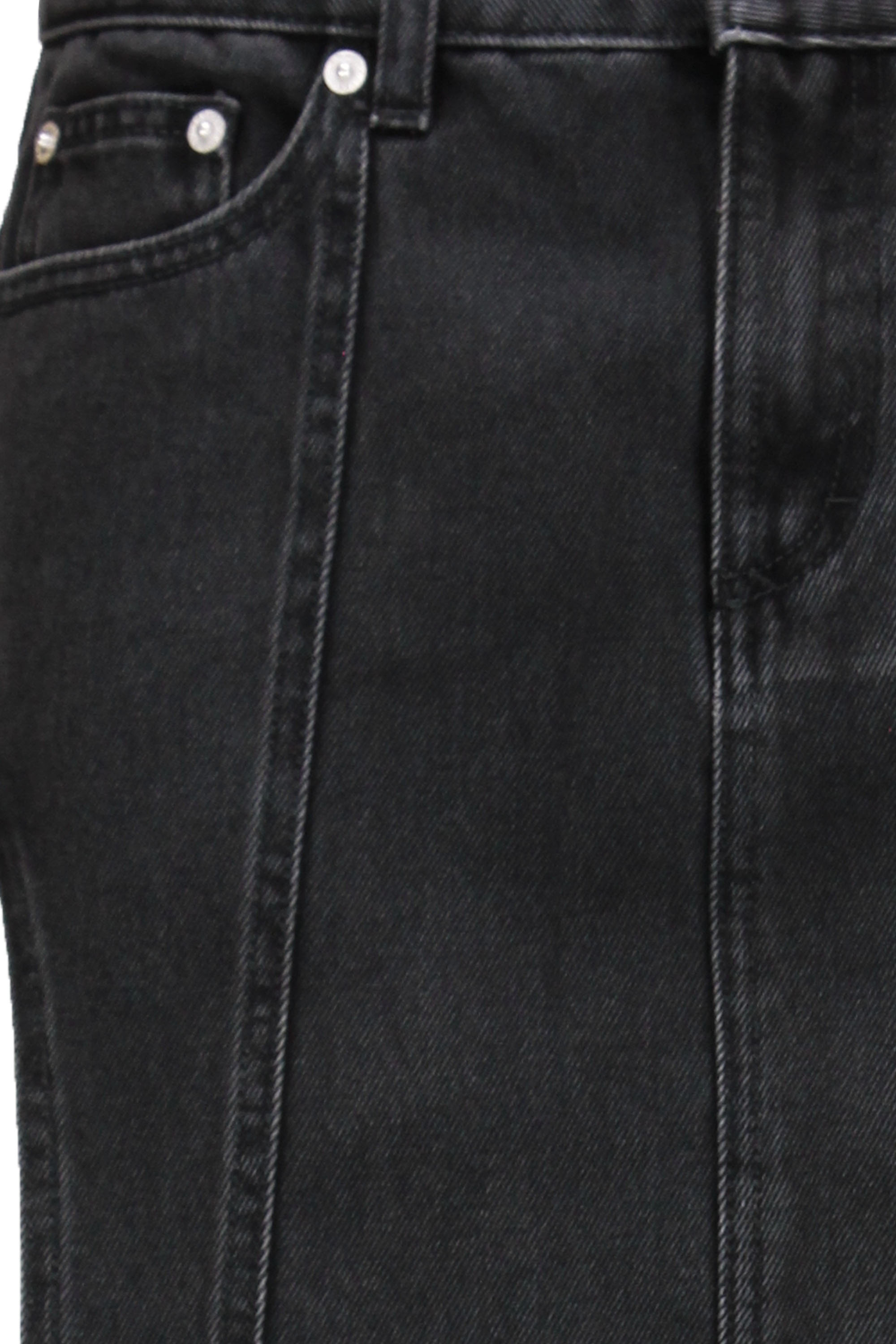 HERON PRESTON DECAL DENIM SKIRT 