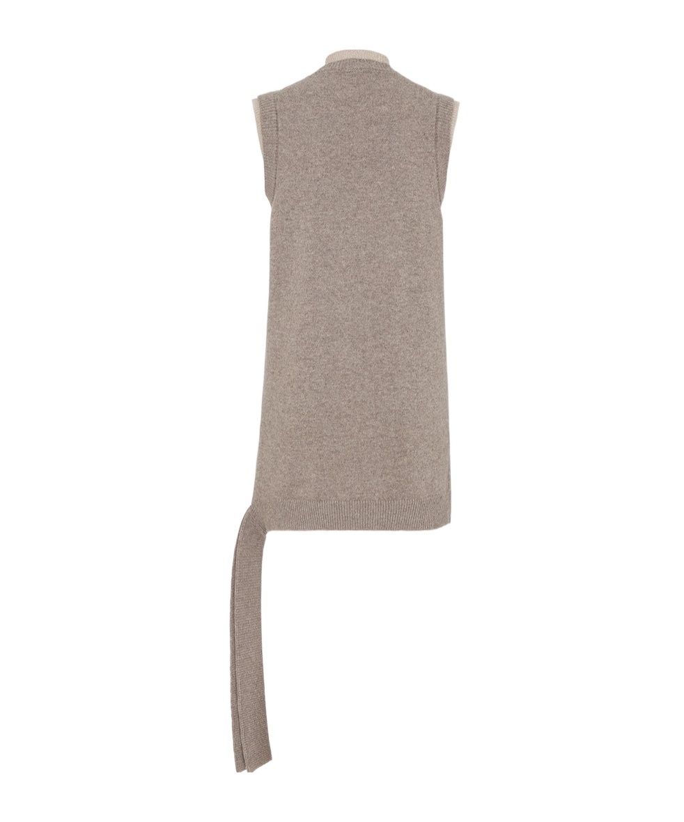 Fendi Sleeveless Dress In Beige