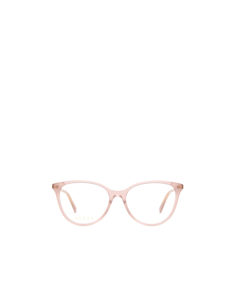 Gucci Transparent-cat-eye-frame Glasses In Nude
