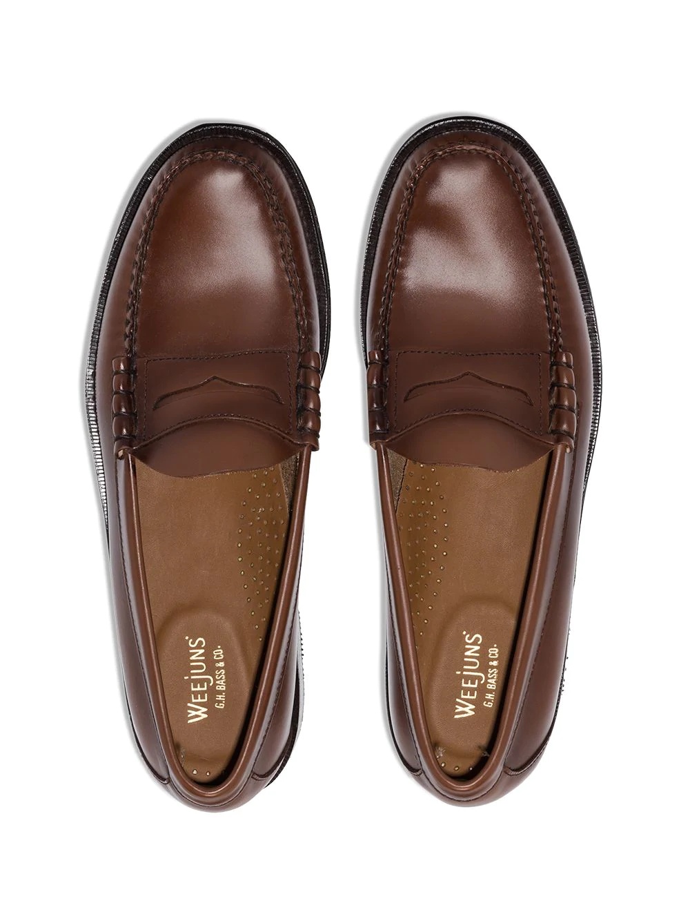 G.h. Bass & Co Weejuns Larson Penny Loafers In Brown