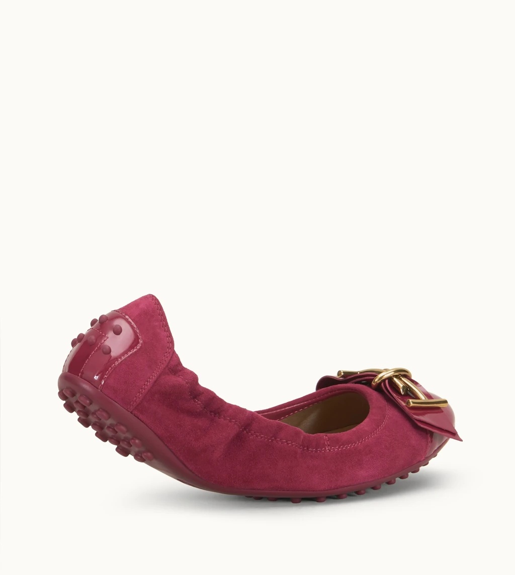 TOD'S BOW TIE BALLET SHOES
