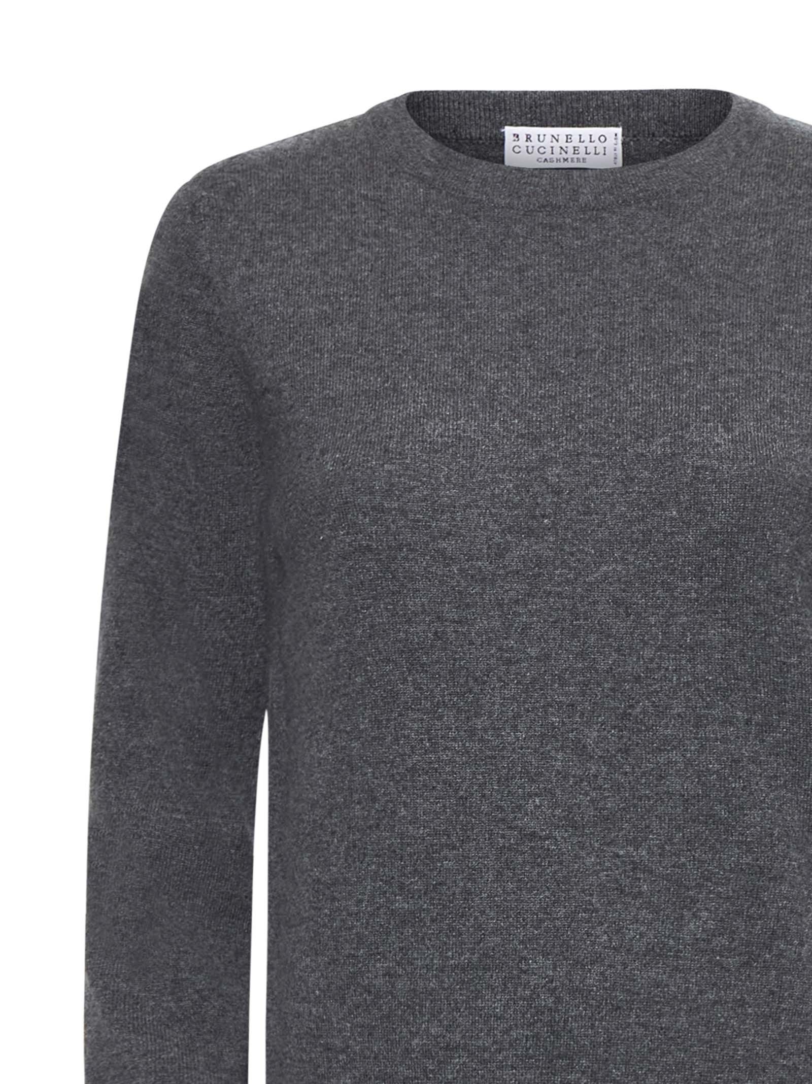 Shop Brunello Cucinelli Cashmere Sweater In Black