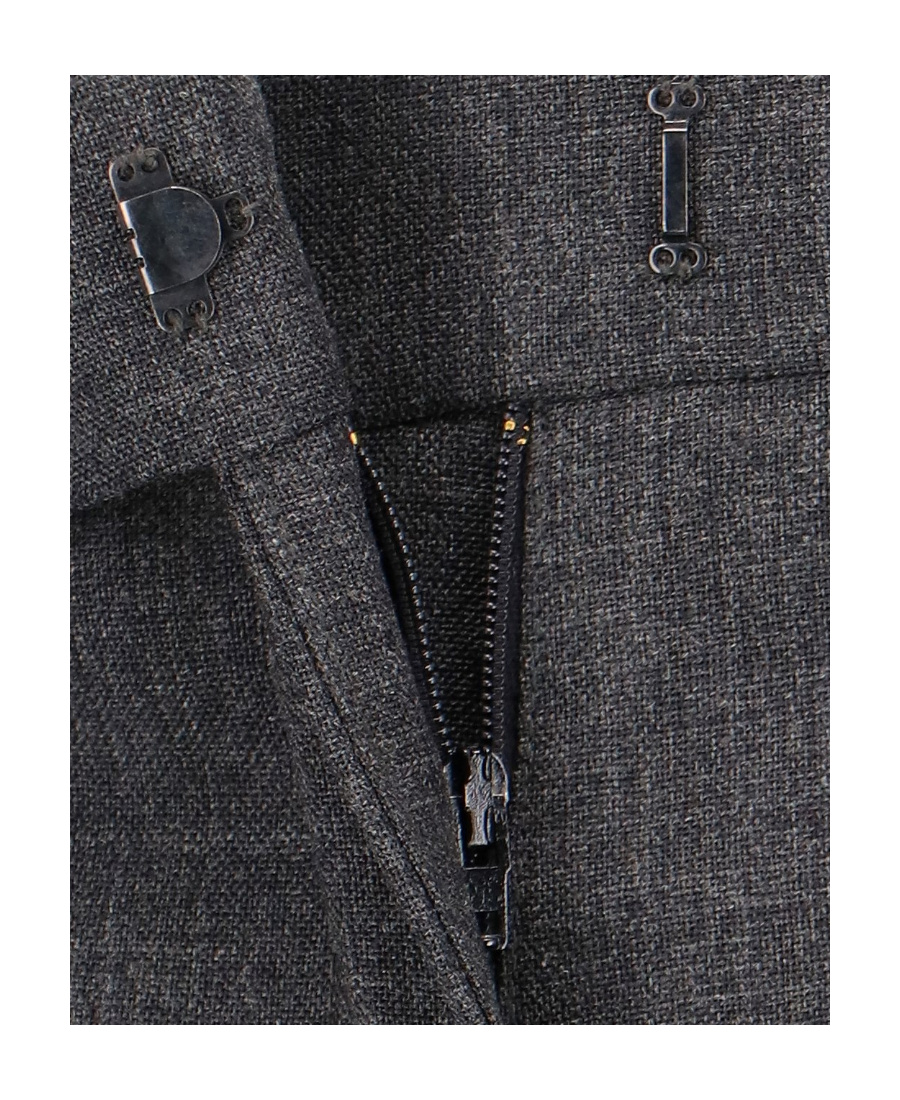 Prada Belt-loop Casual Pants In Gray