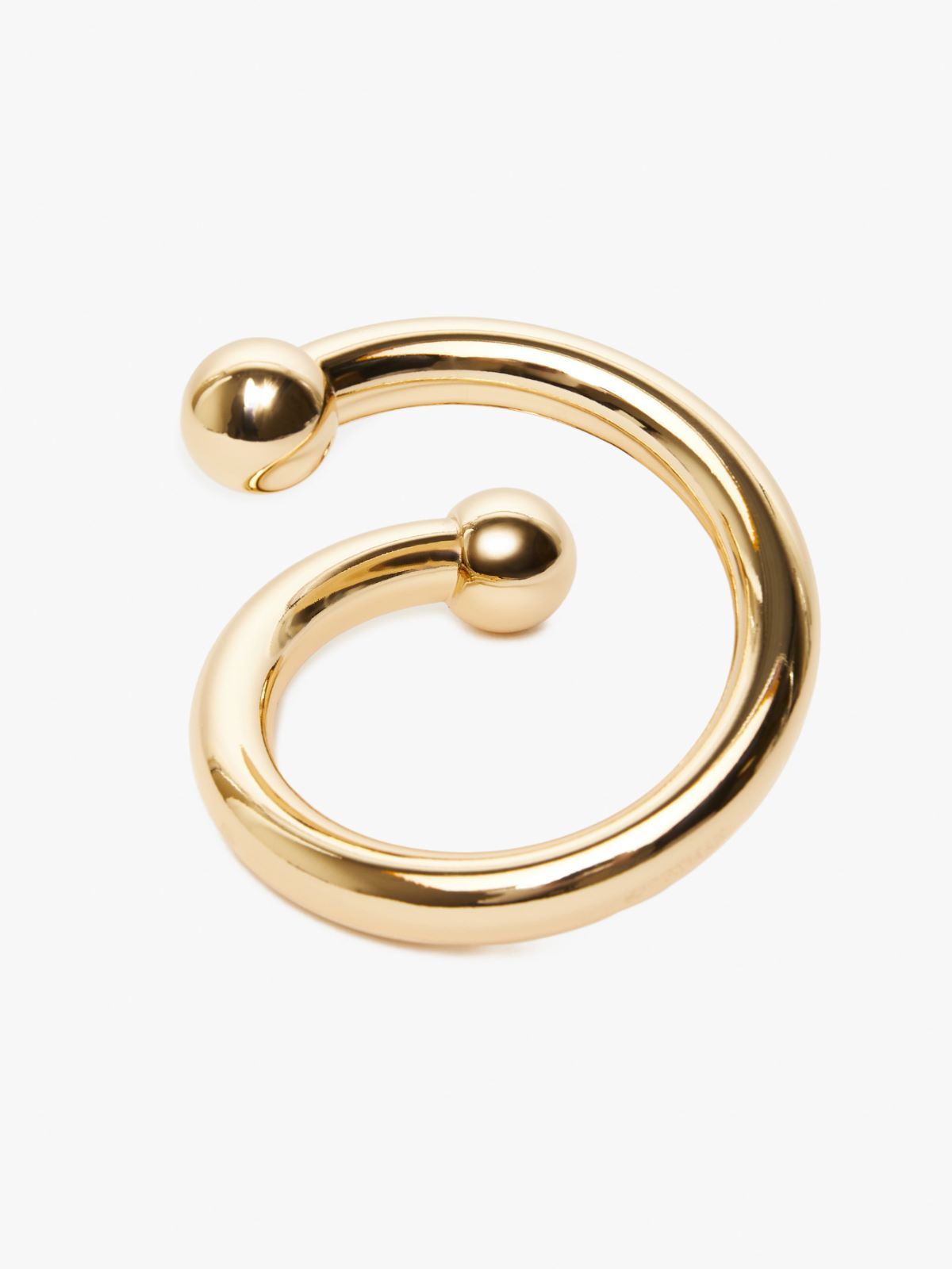 Sportmax Metallic Twist Bracelet In Gold