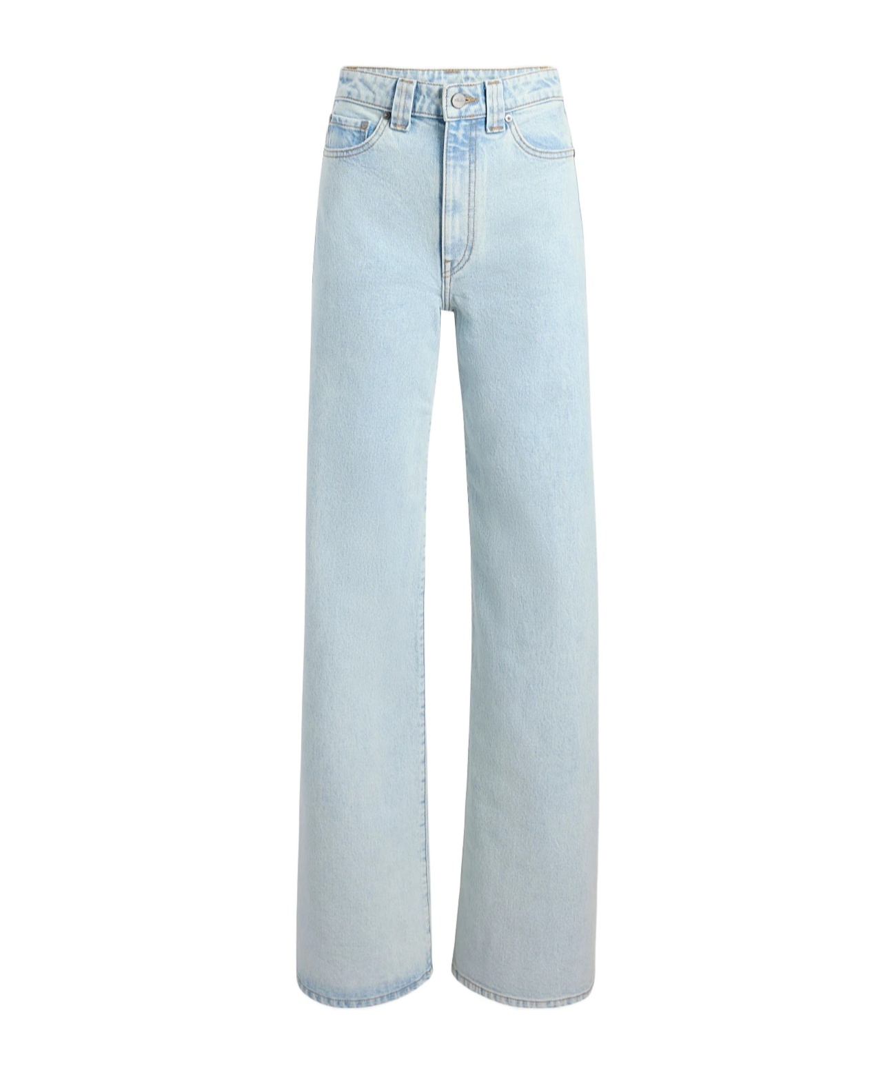 Khaite Light Blue Denim Dane Jeans<br/> In Blue