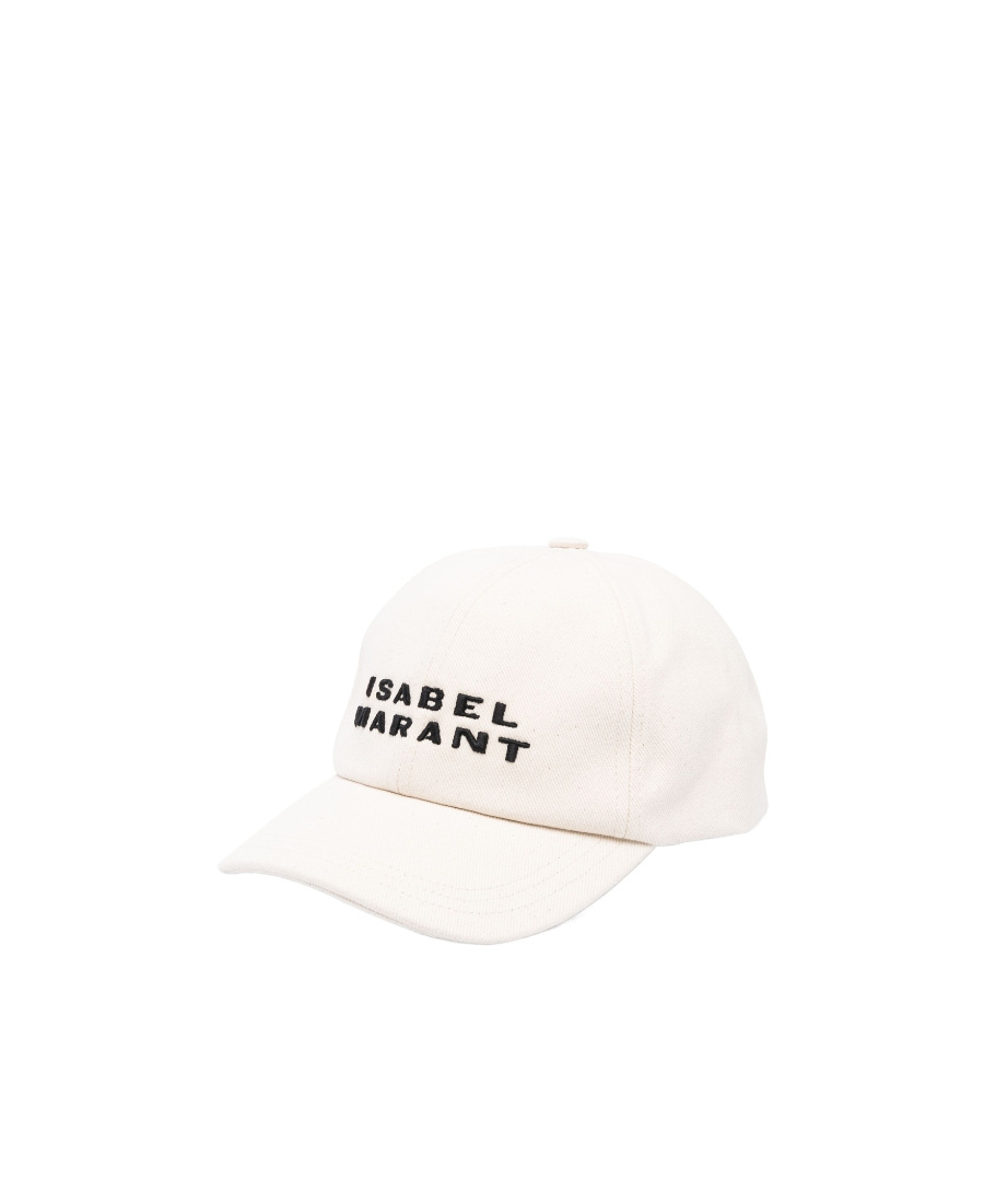 Isabel Marant Tyrone Logo Baseball Cap In White