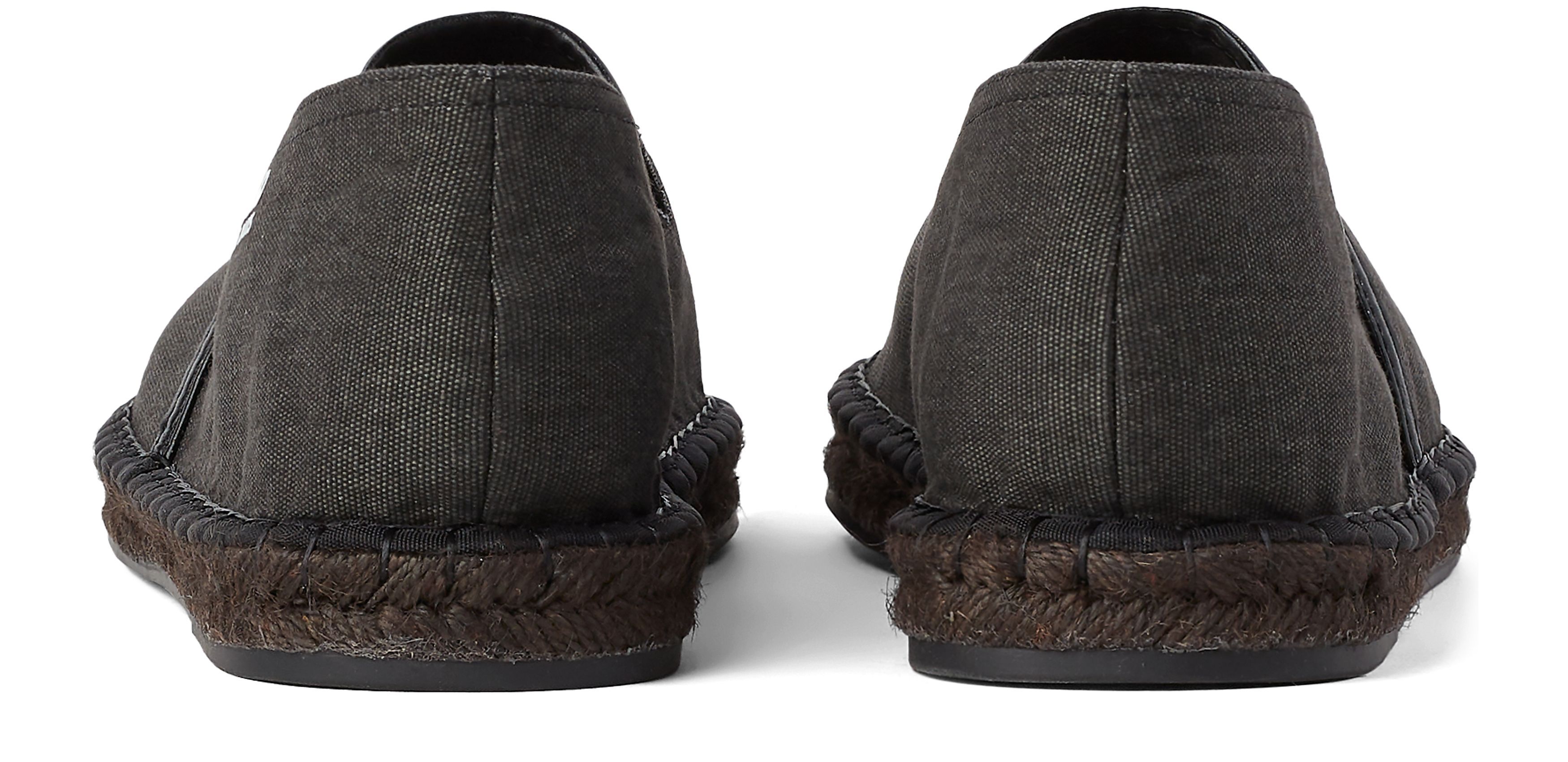 Karl Lagerfeld Rue St-guillaume Kamino Locator Shoes With Linen Soles In Black