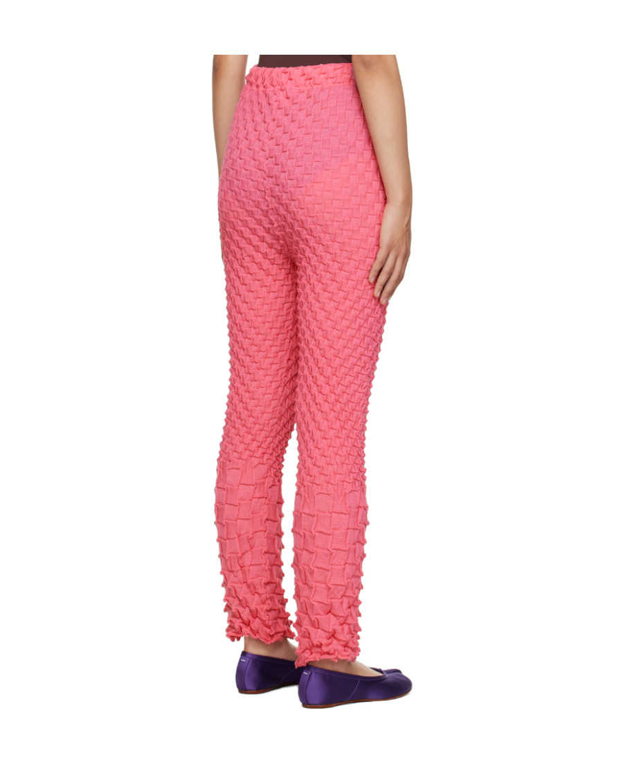 ISSEY MIYAKE SHELL KNITTED CASUAL PANTS