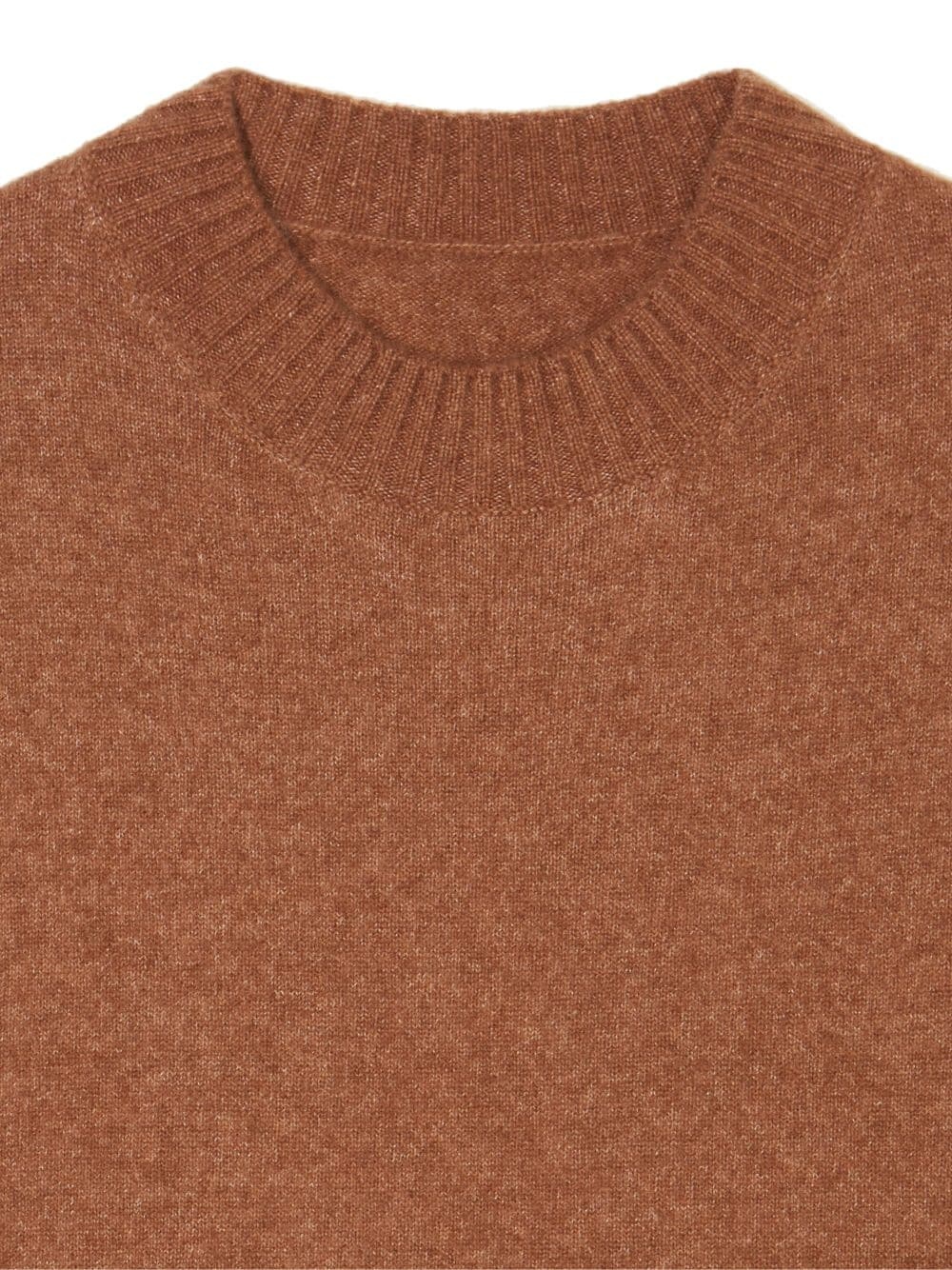 Alanui Ribbed-edge Cashmere-blend Jumper In Brown
