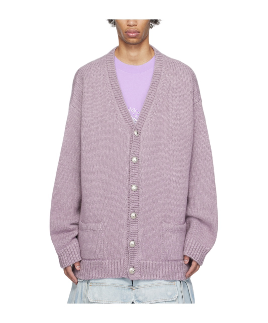 Vetements Cardigan Sweater In Pink