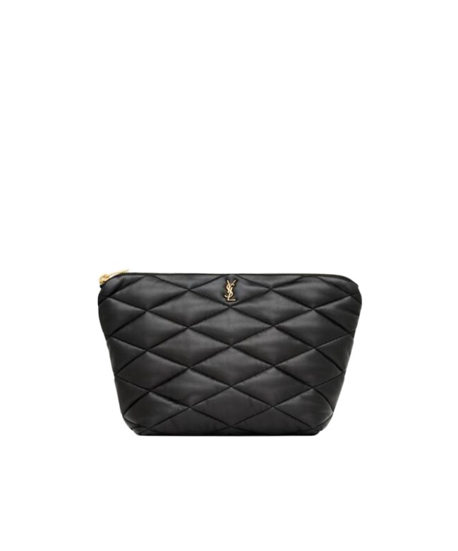SAINT LAURENT SADE COSMETIC BAG IN LAMBSKIN