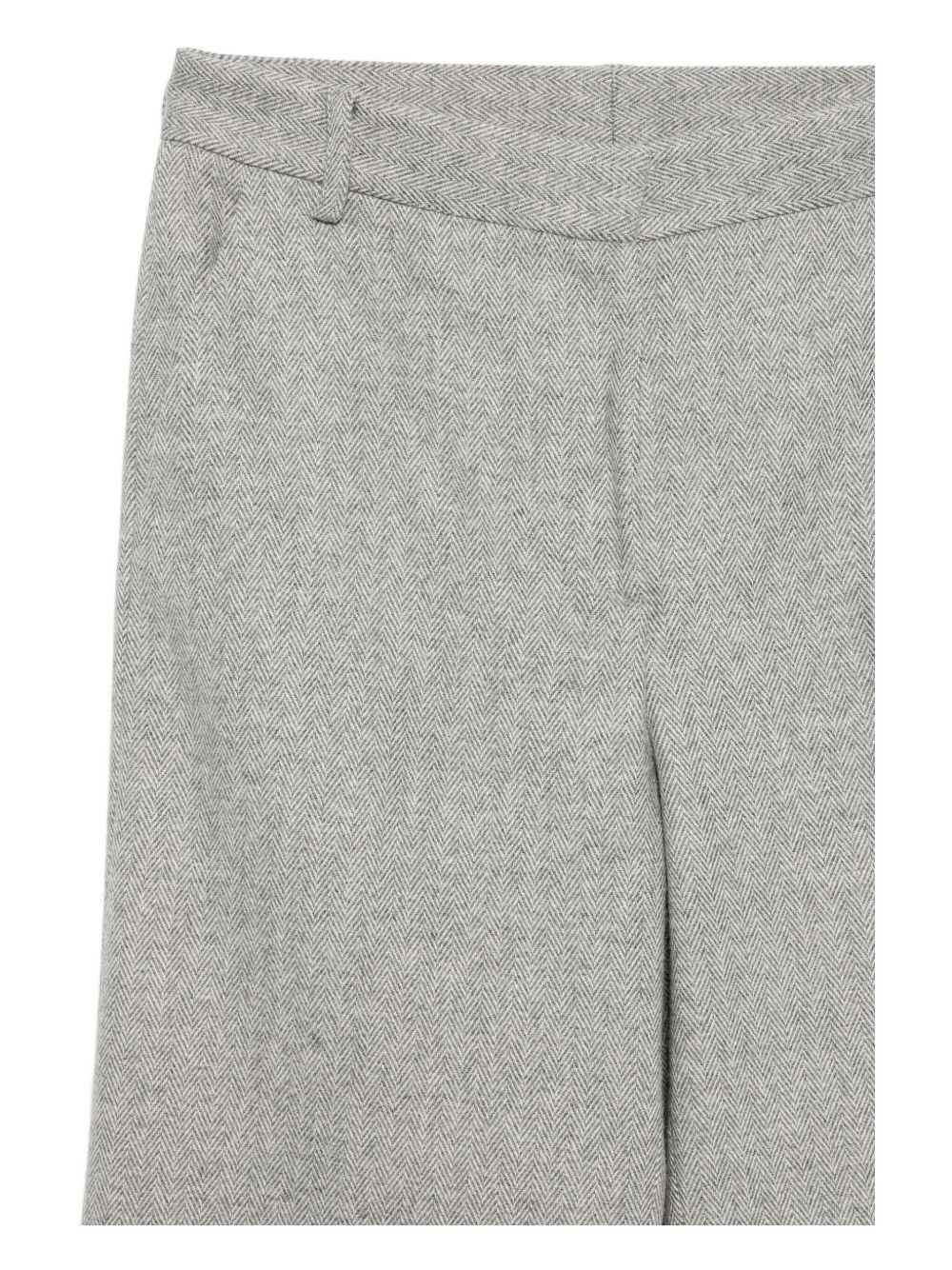 Antonelli Belt Loop Casual Pants In Gray