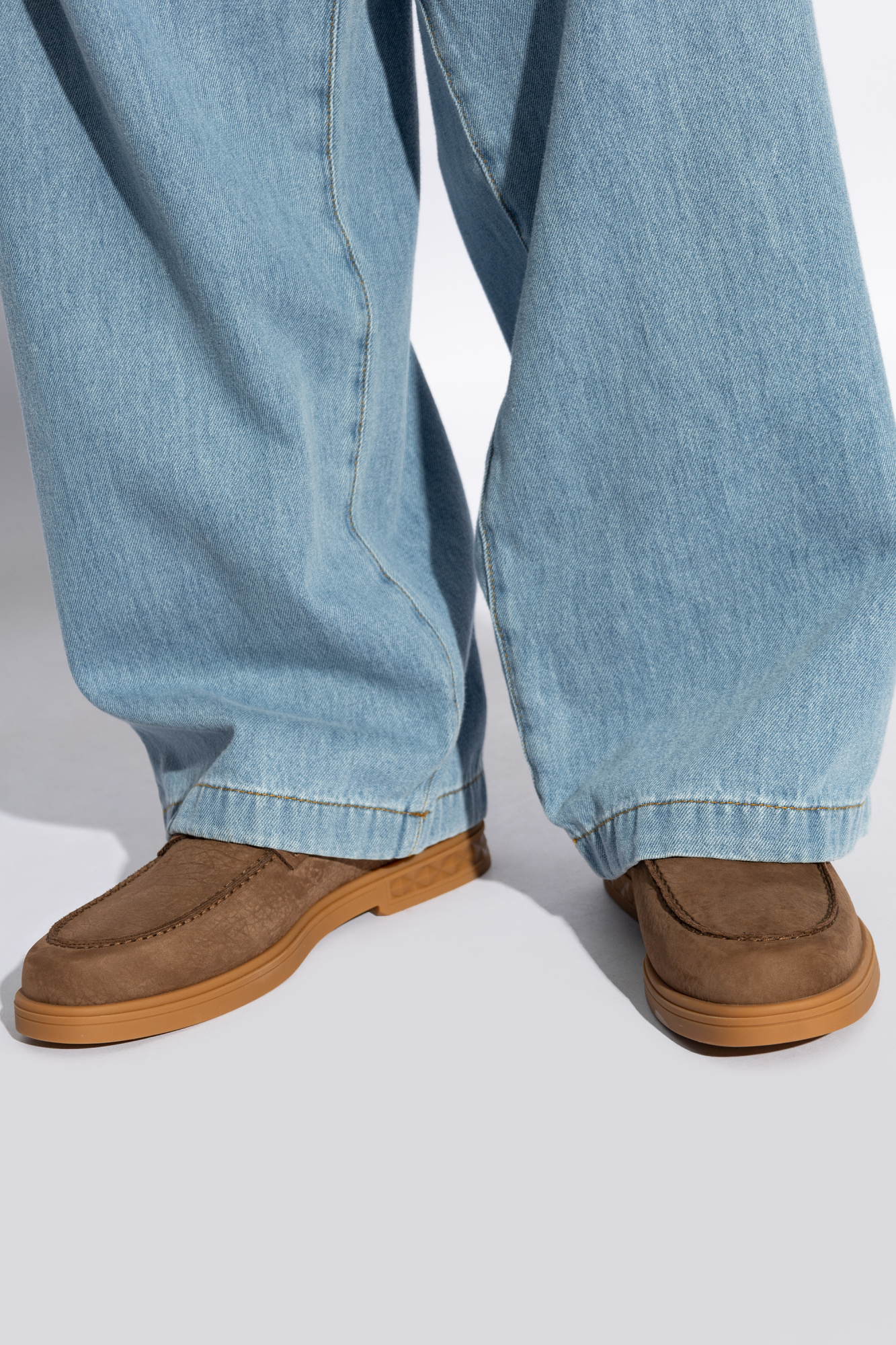 Jimmy Choo Josh Loafers In Brown