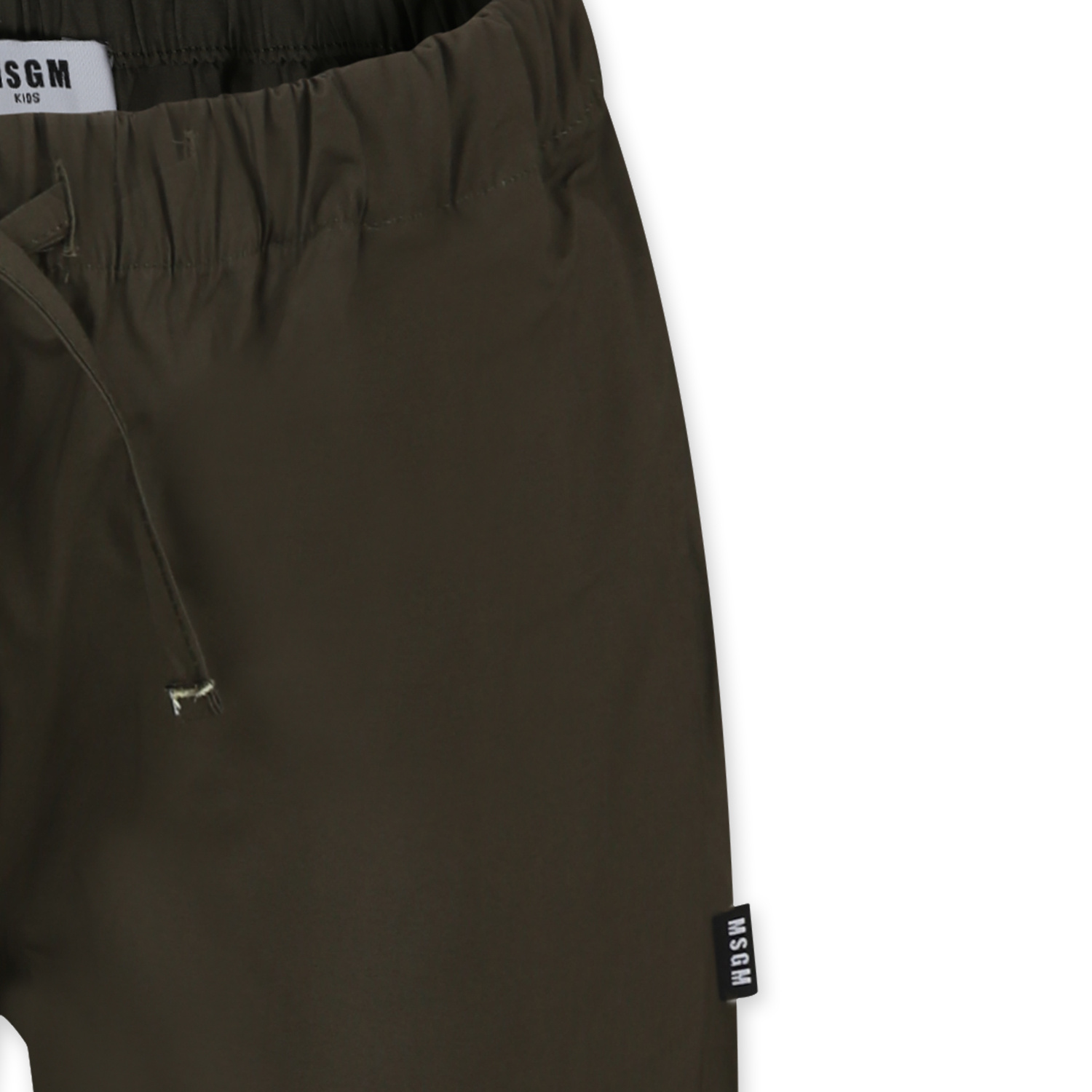 MSGM DRAWSTRING-WAIST TROUSERS 