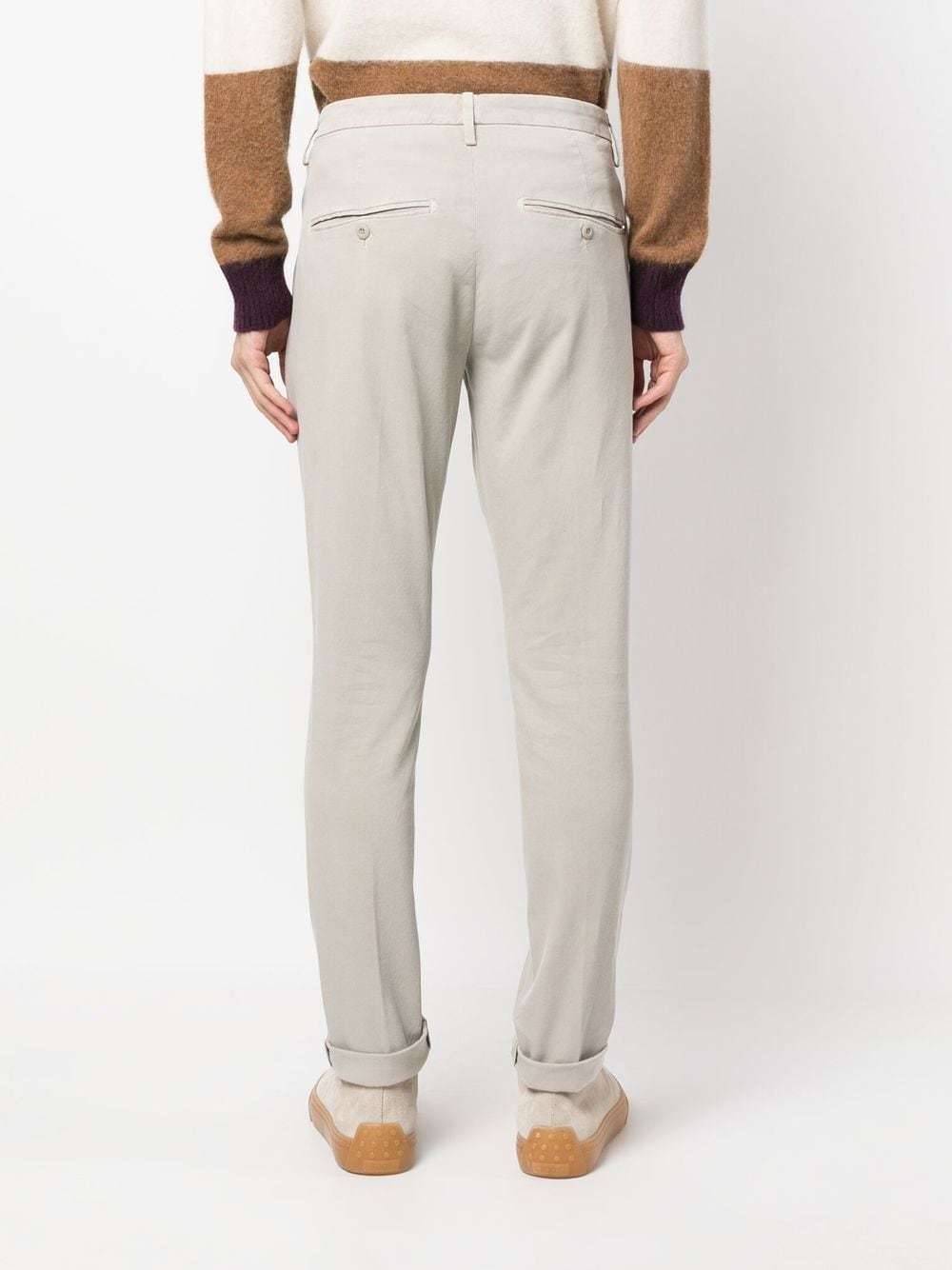 Dondup Belt-loop Casual Pants In White