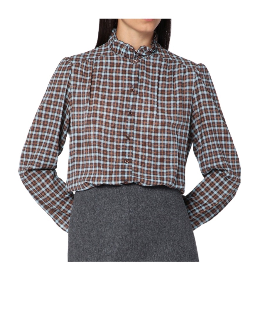 Prada Long-sleeved Shirt In Black