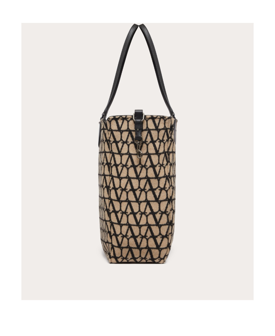Valentino Garavani Toile Iconographe Reversible Tote Bag Men In Nude