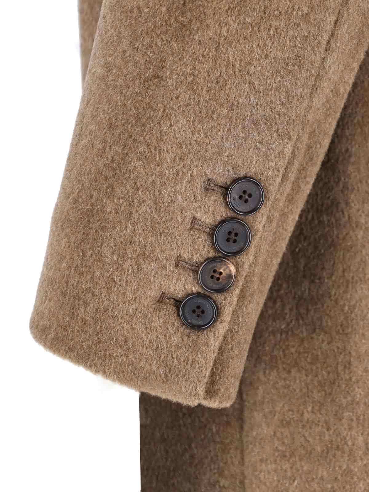 Dunst Button Single-breasted Coat In Gold