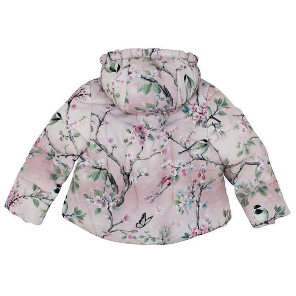 Monnalisa Printed Jacket In Gray