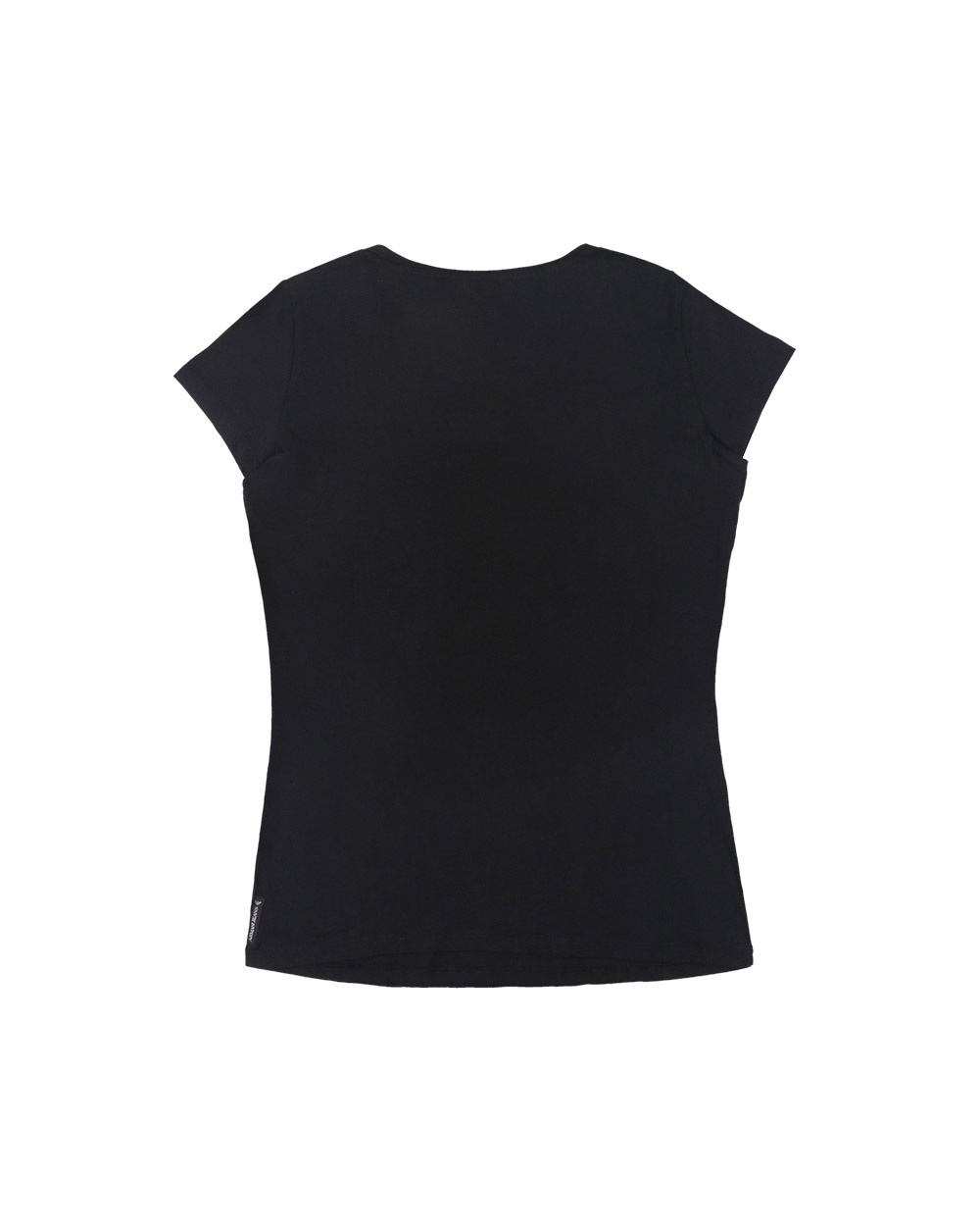 Shop Armani Jeans Printed T-shirt With Round Neck In Black
