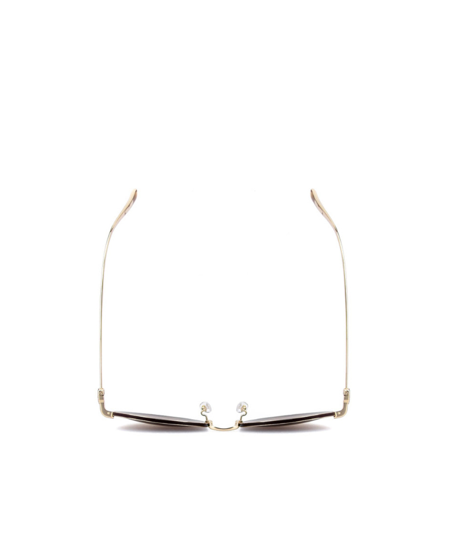 Ferragamo Round Sunglasses In Brown