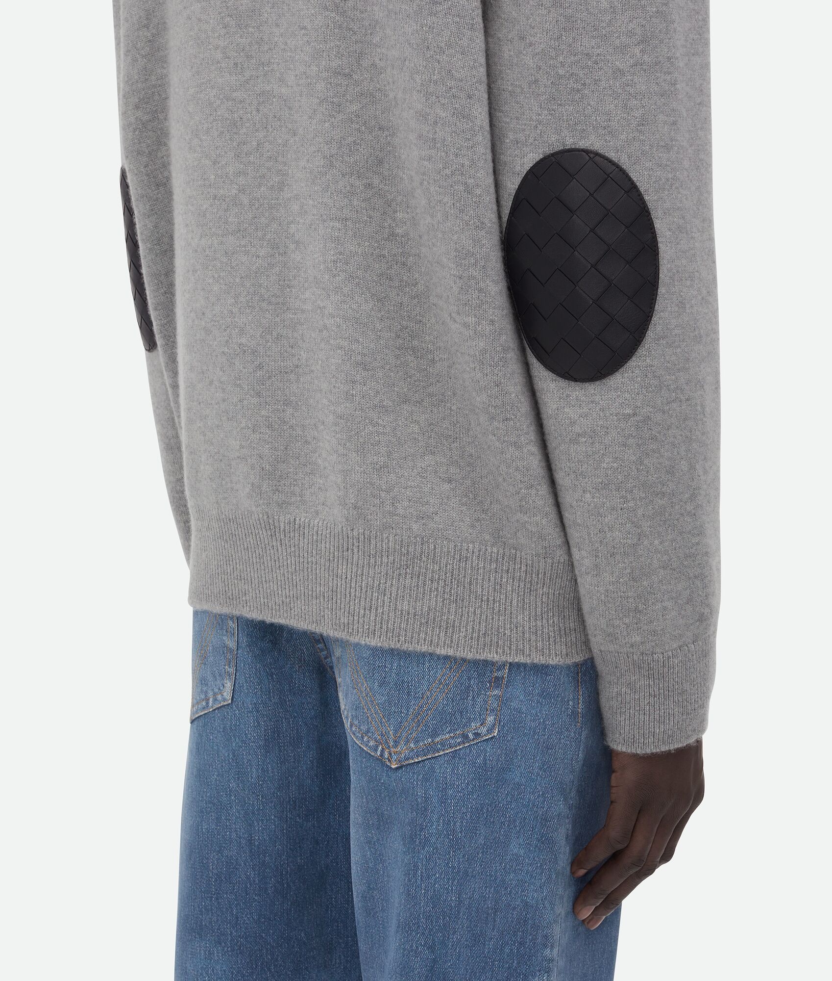 Bottega Veneta Cardigan En Cachemire In Gray