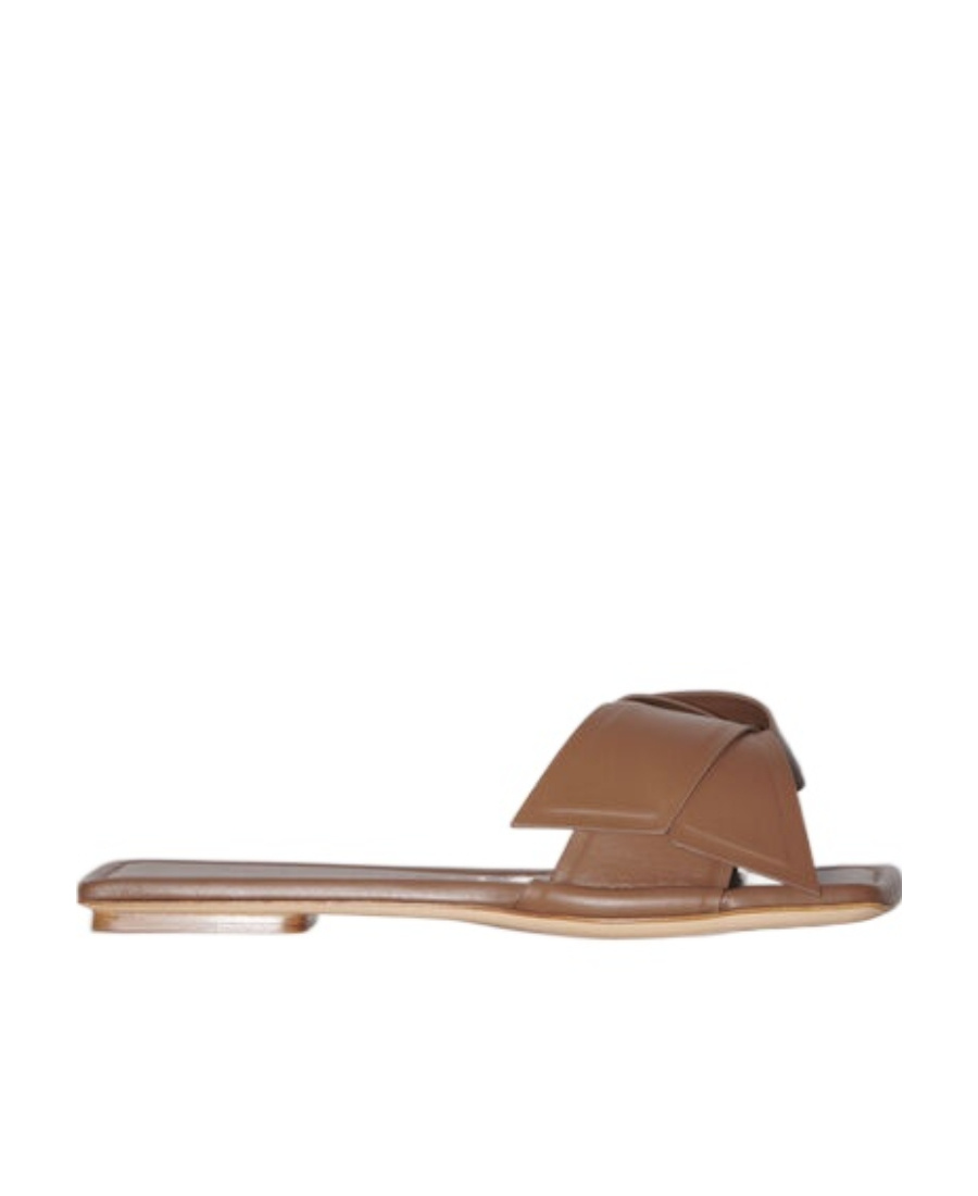 Acne Studios 'musubi' Slides In Brown