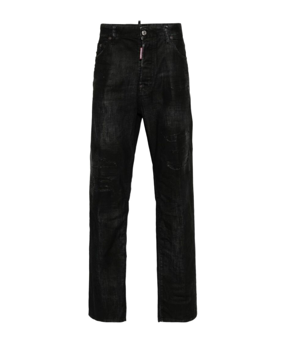 Dsquared2 Belt-loop Jeans In Black